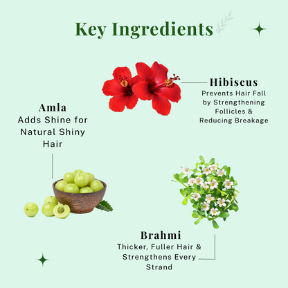 Tiny Veda Ancient Herbal Hair Oil with Cold Compressed Coconut Oil | Almond Oil |Sesame Oil & Castor Oil (100ml 11 Herbs)